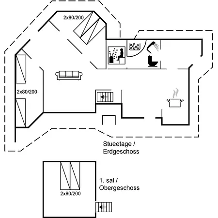 펜션 Lene - 2km From The Sea By Interhome